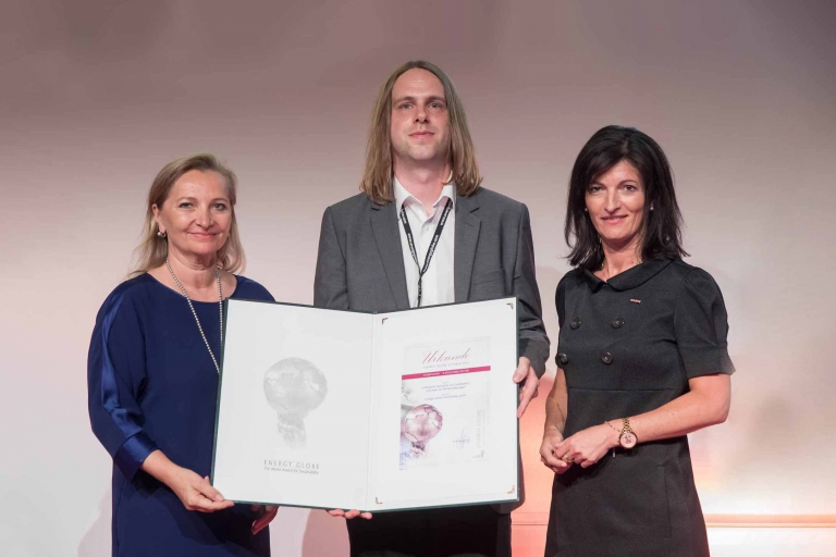 Winner EnergyGlobeAustria2019-eologix sensor technology - Eisdetektion für Windkraft